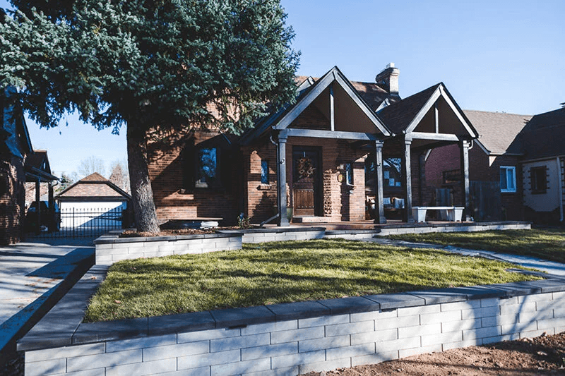 After: Backyard hardscape project